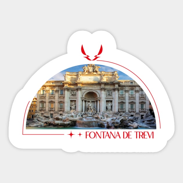 Fontana Di Trevi Sticker by A!em